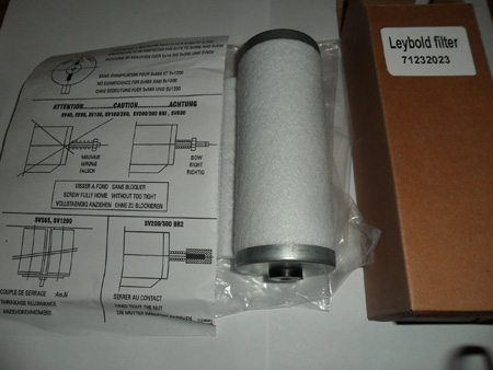 Фильтр вакуумного насоса / Vacuum pump filter 71232023